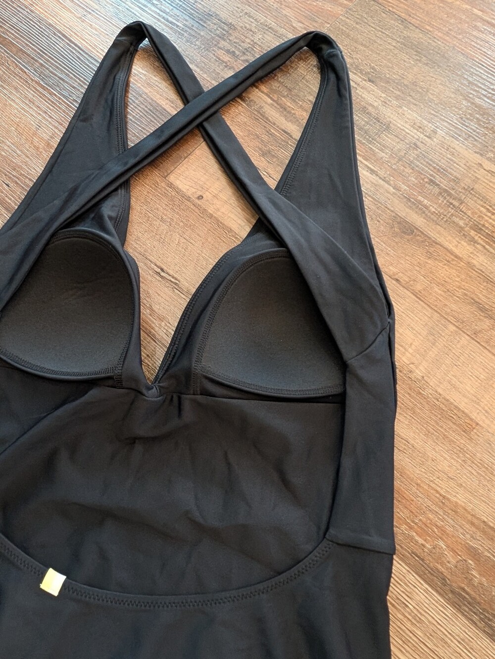 Summersalt Plunge V-Neck Criss Cross Open Back One-Piece Swimsuit Sz 6 - Picture 7 of 12